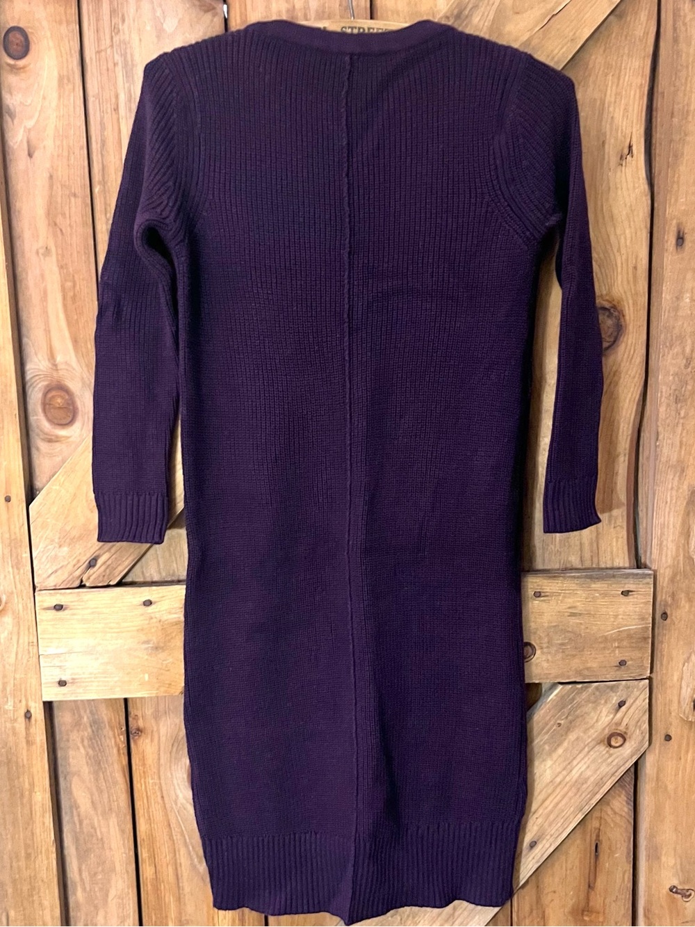 Rag & Bone Purple Merino Wool Maxi Sweater Dress XS - Picture 3 of 11